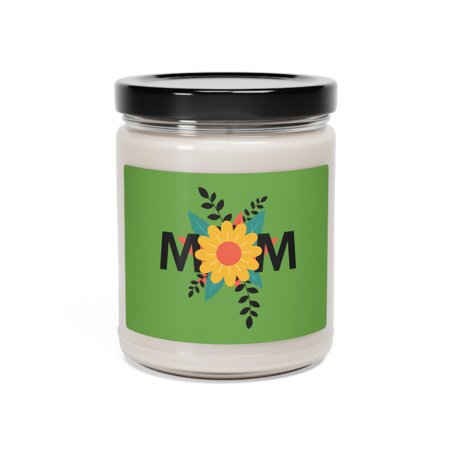 Green Mom Flower 9oz Scented Soy Candle