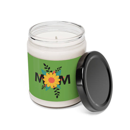 Green Mom Flower 9oz Scented Soy Candle