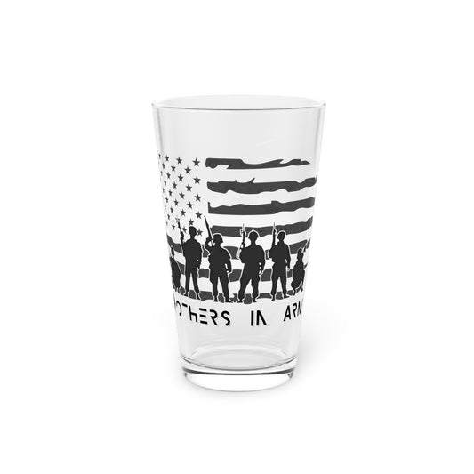 American Brothers In Arms 16oz Pint Glass