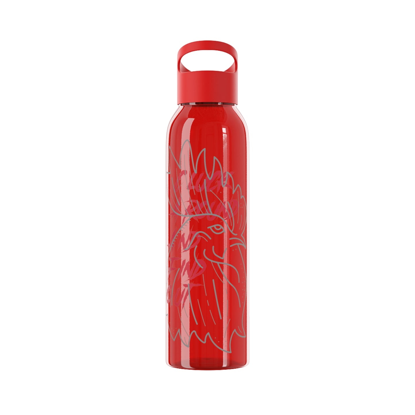 Cluk Around And Find Out Chicken 21.9oz Sky Water Bottle