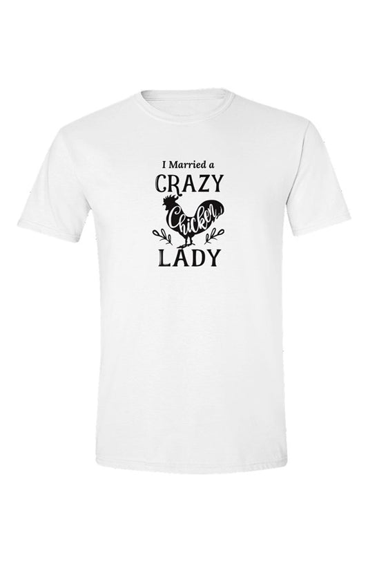 Men's I Married A Crazy Chicken Lady Soft Style T-Shirt