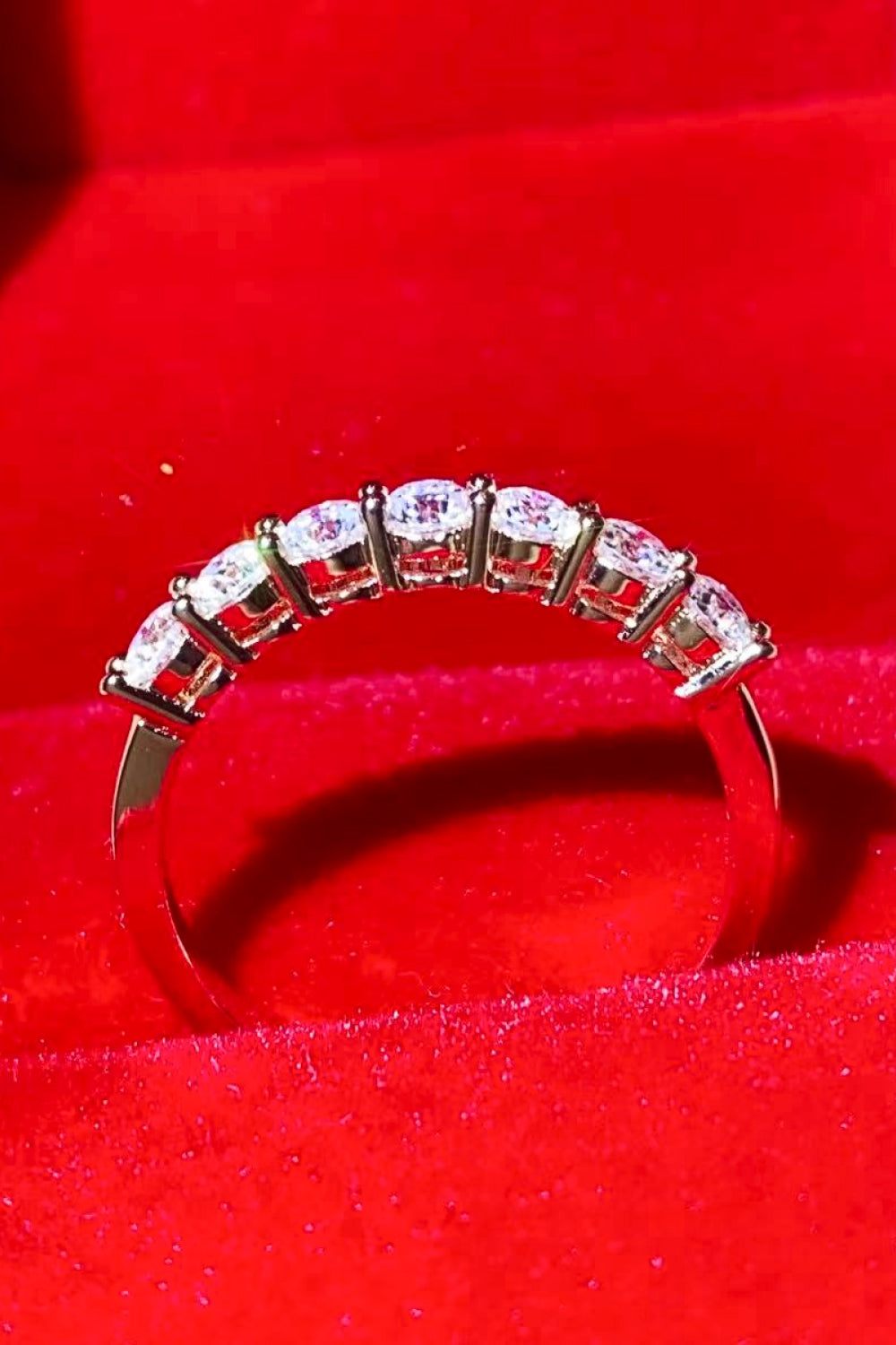 Presented To You 925 Sterling Silver Moissanite Ring